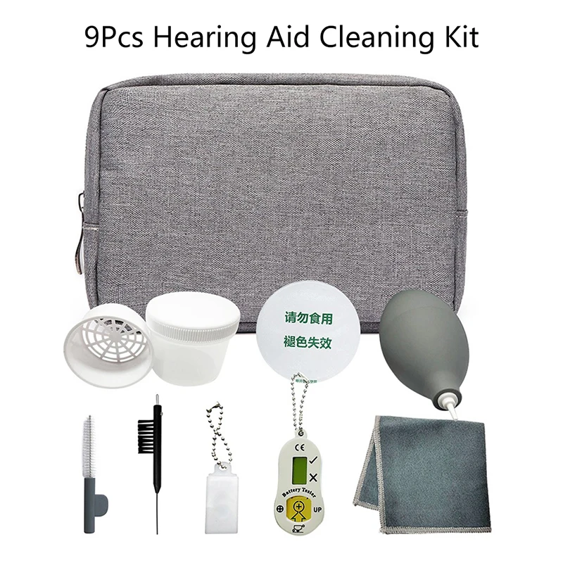 

Hearing Aid Cleaning Kit Brush Vent Cleaner Wire Magne Wax Loop Tools Set Hearing Aid Accessories