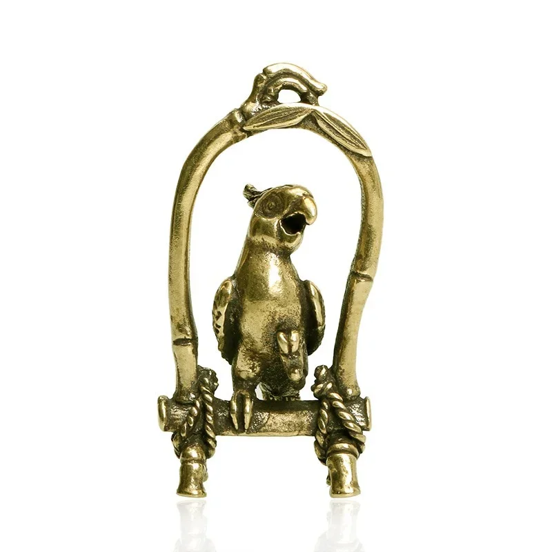 

Миниатюрная медная статуэтка птицы