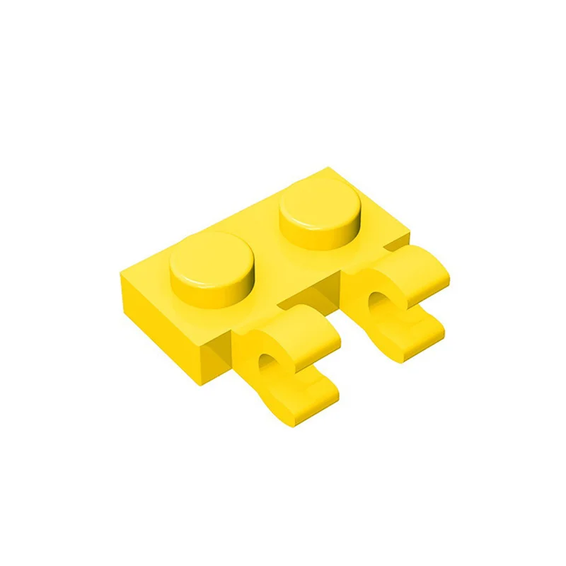 Фото Конструктор MOC, 100 деталей, пластина 60470, специальная, 1x2, с горизонтальными зажимами, совместимые кубики, DIY, развивающая игрушка для детей, подарок №3