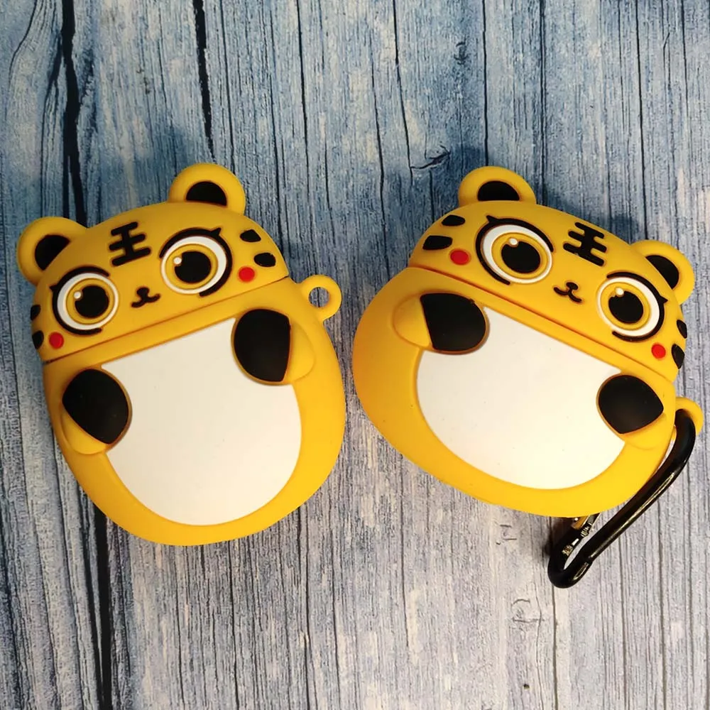 

Мягкий силиконовый чехол с изображением тигра для airpods 1 2 3