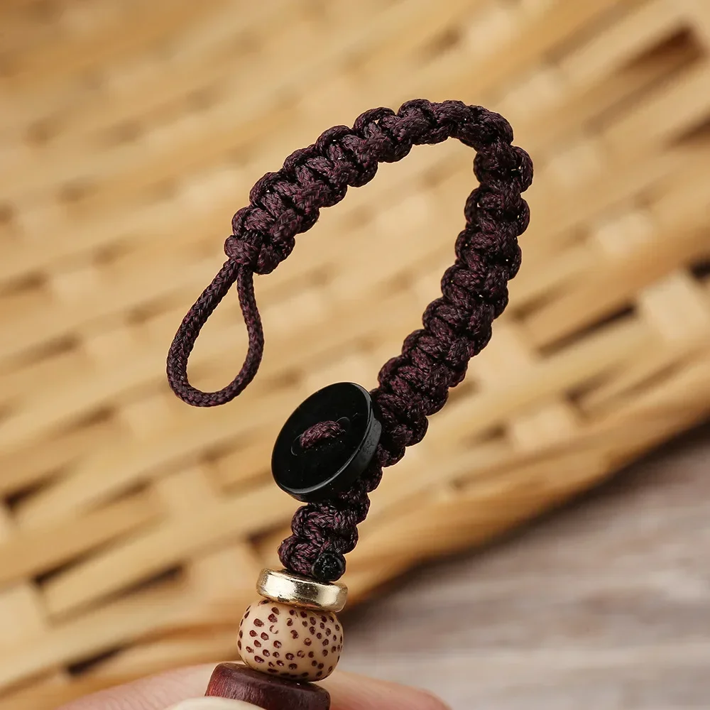 Динамическая веревка звездная луна Бодхи брелок из сандалового дерева простой