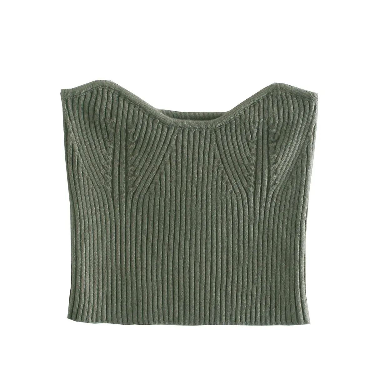 

2021 Spring New Fashionable and Comfortable Knitted Cardigan Womens Tube Top Women Fashion Clothing Aesthetic Clothes