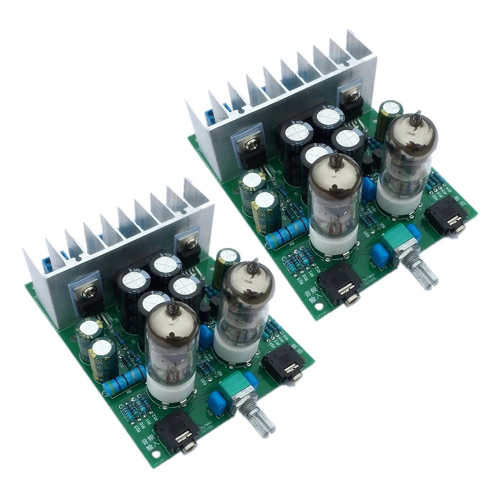 

2X HIFI 6J1 Tube Amplifier Headphones Amplifiers LM1875T Power Amplifier Board 30W Preamp Bile Buffer DIY Kits