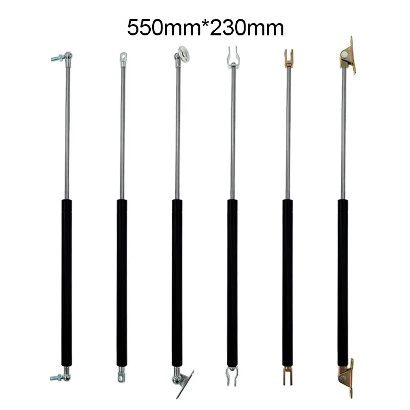 

18*8 Rod Stroke gas spring folding hinge 50N-500N/5kg-50kg Force lift support Hole Center Distance 550mm stroke distance 230mm