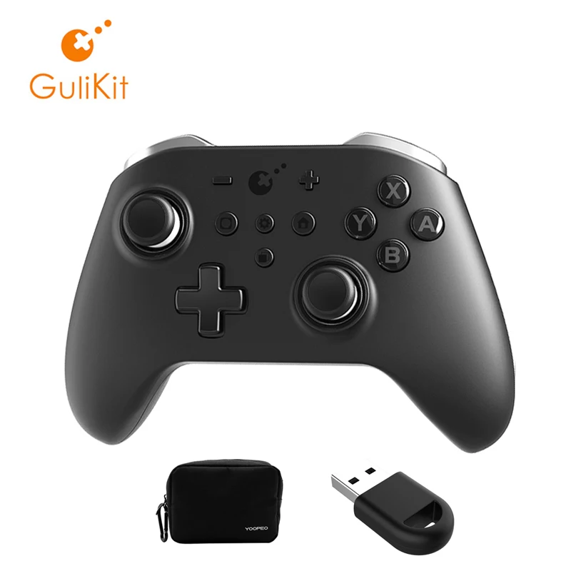 GuliKit KingKong 2 Pro Controller NS09 Bluetooth Gamepad for Nintendo Switch Windows Android macOS iOS PC02 Adapter for Windows