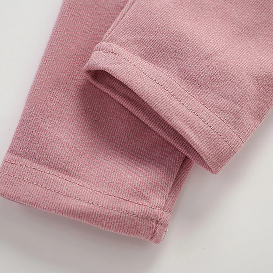 Boys Girls Plush Lined Long Sleeve Solid Color Pajama Sets Children Soft Cozy Nighttime Warmth Casual Sleepwear New