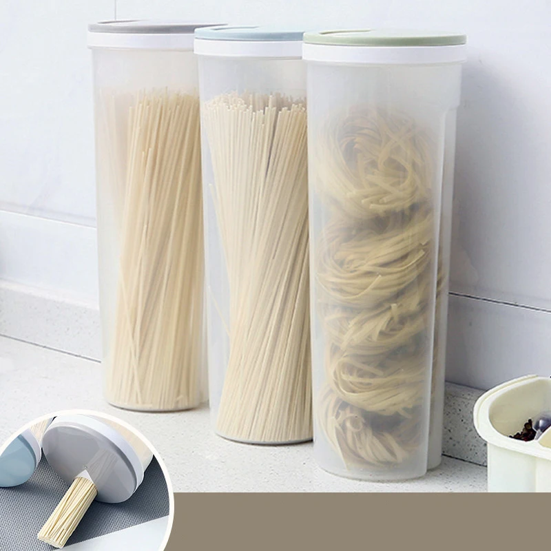 

Kitchen Noodle Storage Box Transparent Multi-Functional Refrigerator Sealed Preservation Tank Household Miscellaneous Grain Can