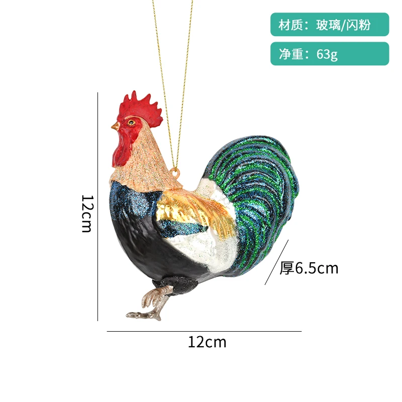 

Рождественские подвески из стекла