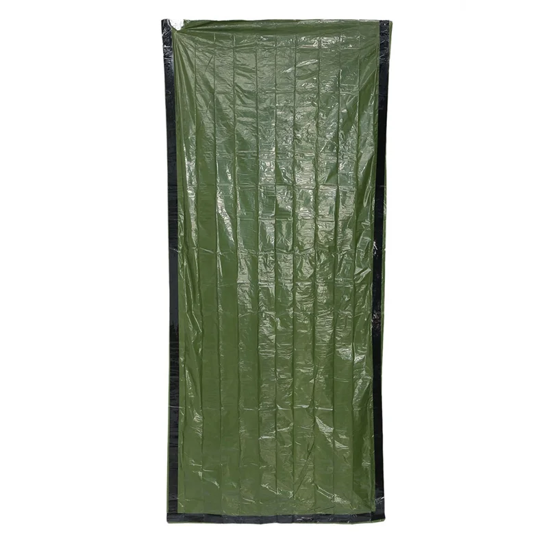 Фото Y49A-2X аварийный спальный мешок Bivy мешок со свистком, спальный мешок для выживания на открытом воздухе, термоодеяло для кемпинга, альпинизма №4