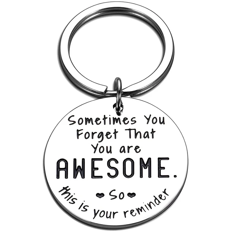 

Funny Inspirational Keychain Best Friend BFF Women Men Keychains Thanks Gift for Coworker Boss Graduation Gift for Daughter Son