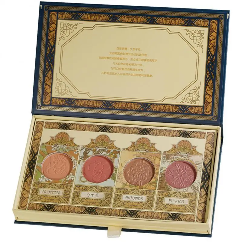 

Женская Палитра теней для век эпохи Возрождения, природный цвет, жемчужные матовые блестящие тени для век, зеркальные пигменты, косметика