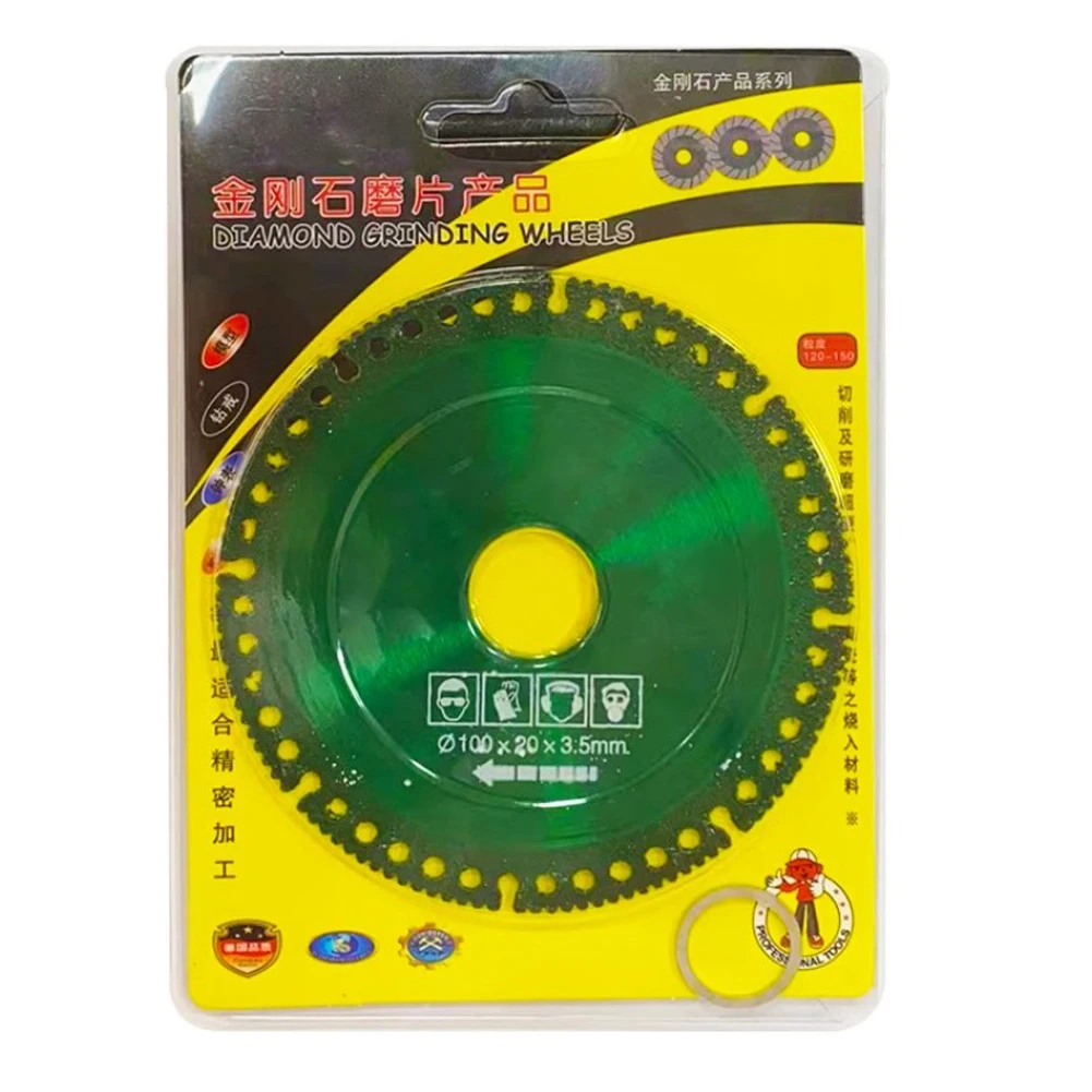 

Cutting Disc Blade Diamond Saw Blade Grinding Rock Slab Aluminum Aluminum Alloy 1x Green Multi-function 10cm/3.93 In