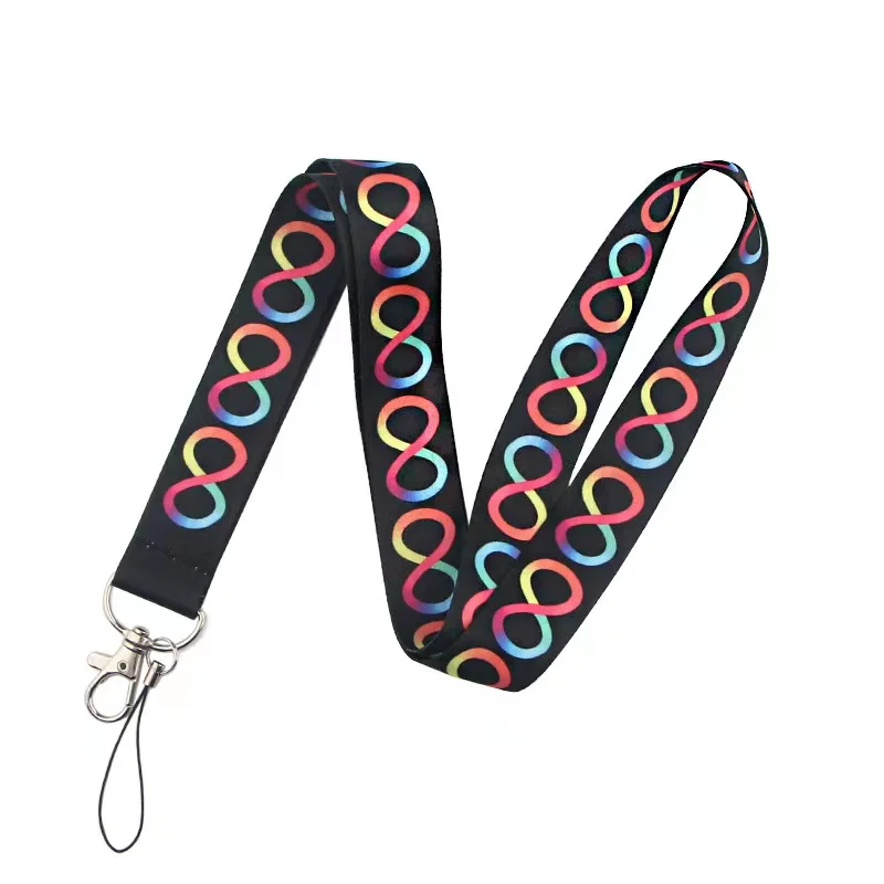 

Wholesale!!! Neurodiversity Neck Strap for Key ID Card Cellphone Straps Badge Holder DIY Hanging Rope Neckband Accessories