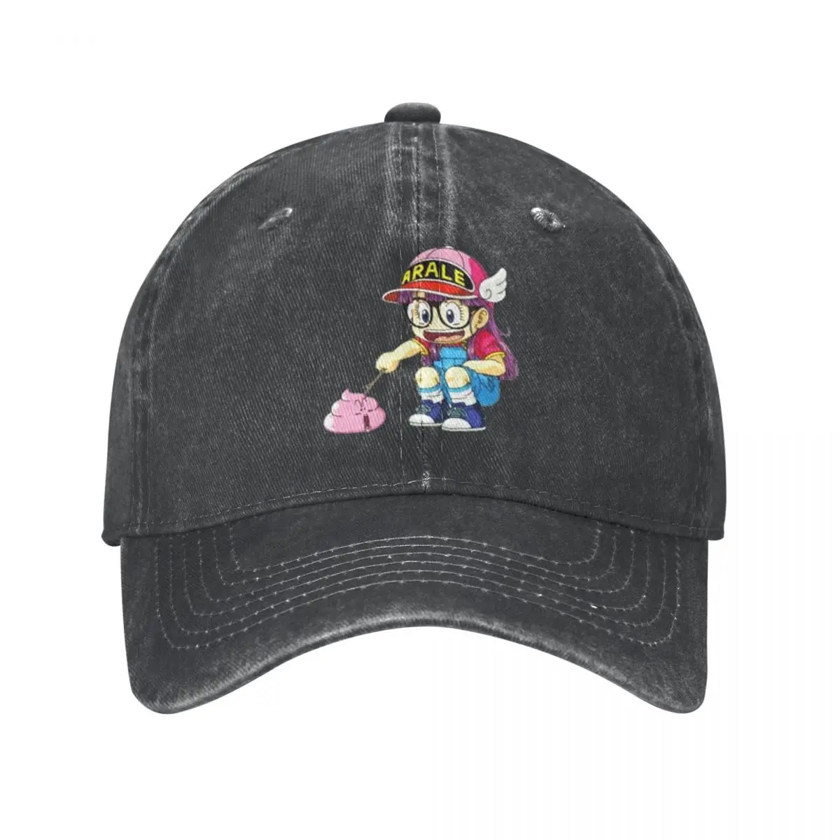 Бейсболка Arale в стиле унисекс стильная потертая хлопковая кепка от солнца с