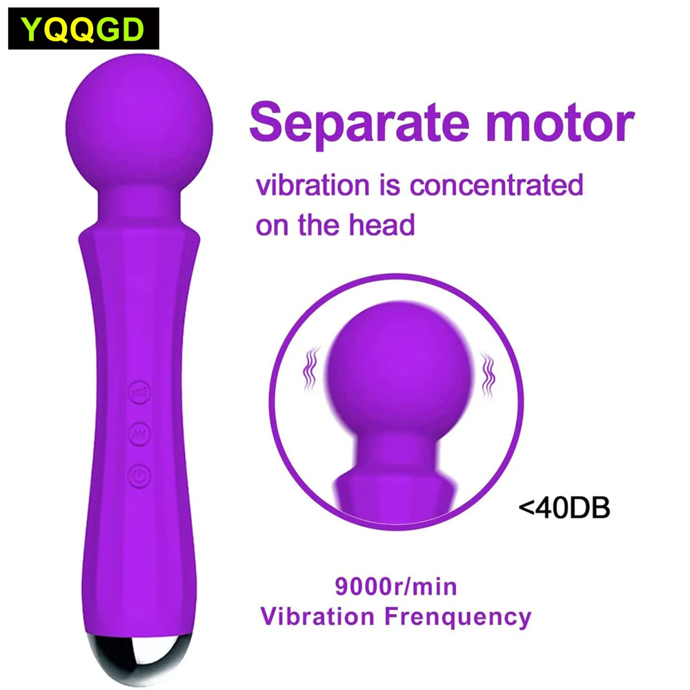 

Вибромассажер Женский, 20 режимов вибрации, для массажа плеч, спины, тела, восстановления спортивных мышц