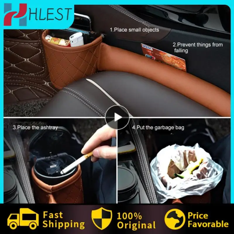 

Waterproof Mug Storage Box Leak-proof Plug Strip Car Seat Crevice Organizer Durable Car Seat Crevice Box Multifunctional