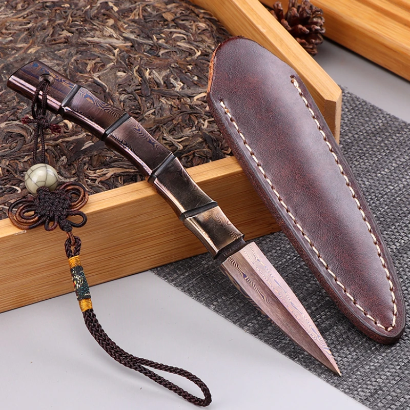 

Нож для чая из нержавеющей стали, резак для чая на чайную церемонию, винтажный китайский нож для Пуэра и зеленого чая, игла для чая кунг-фу, посуда для чая ручной работы