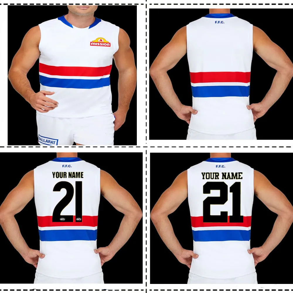 

2021 WESTERN BULLDOGS AWAY GUERNSEY RUGBY JERSEY 2022 Western Bulldog Rugby Guernsey TRAINING SHORTS JERSEY size S-L-3XL