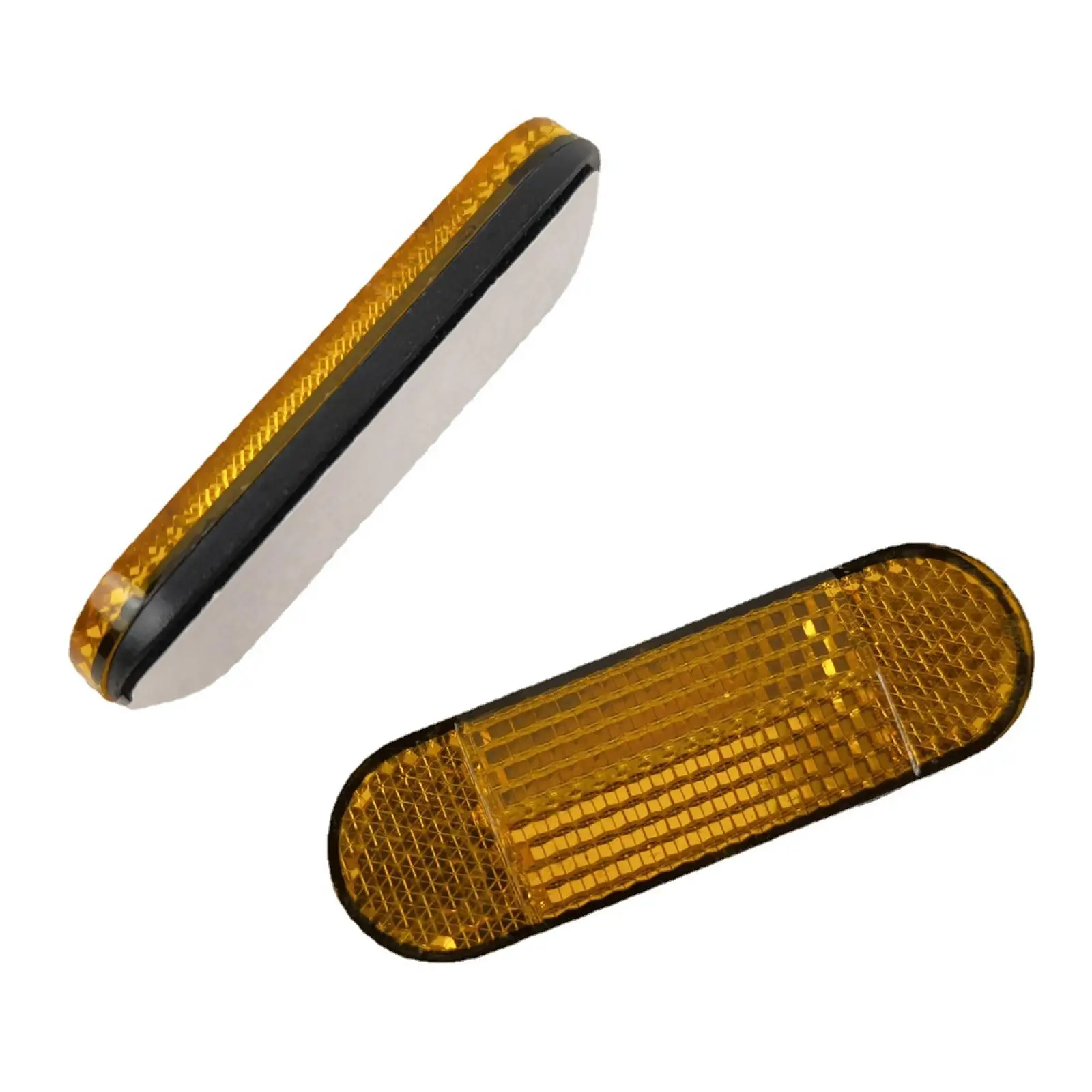 

Amber Reflector Cycling Warning Strip Bike Scooter Front Rear Reflectors