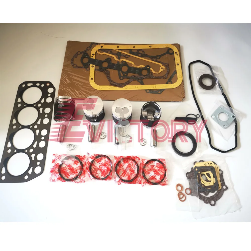 

For Mitsubishi K4E rebuild kit oversize piston & ring 0.50mm 020 gasket BR