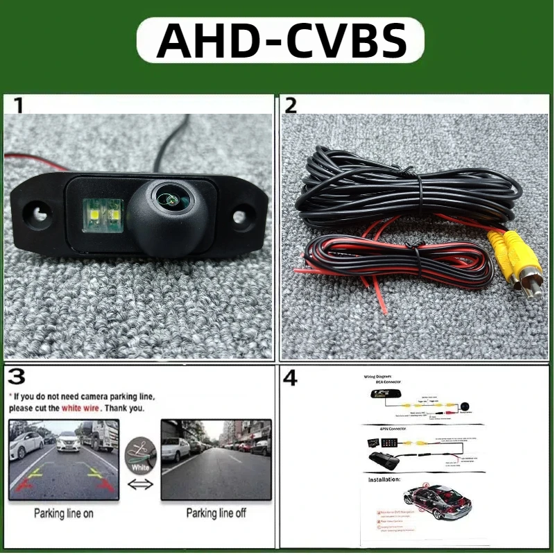 

HD резервная задняя камера для Volvo C70 V70 XC 70 XC70 2008 ~ 2017 ночное видение Водонепроницаемая резервная парковочная камера заднего вида