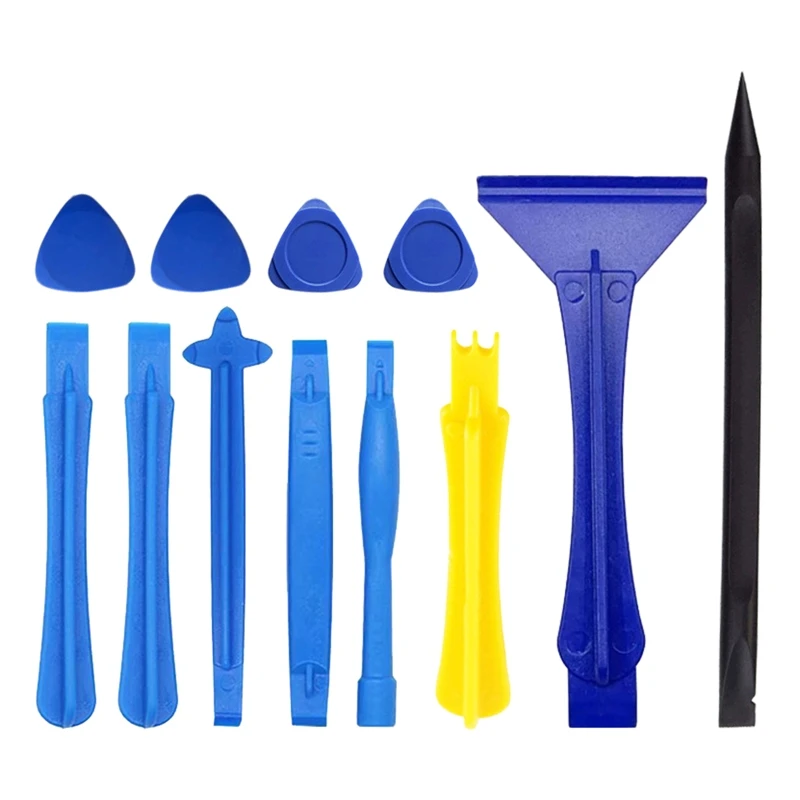 

12 Pieces Plastic Pry Bar Tool Blade Opening Tool Repair Kit for Electronic Equipment Screen Opening Tool Lightweight