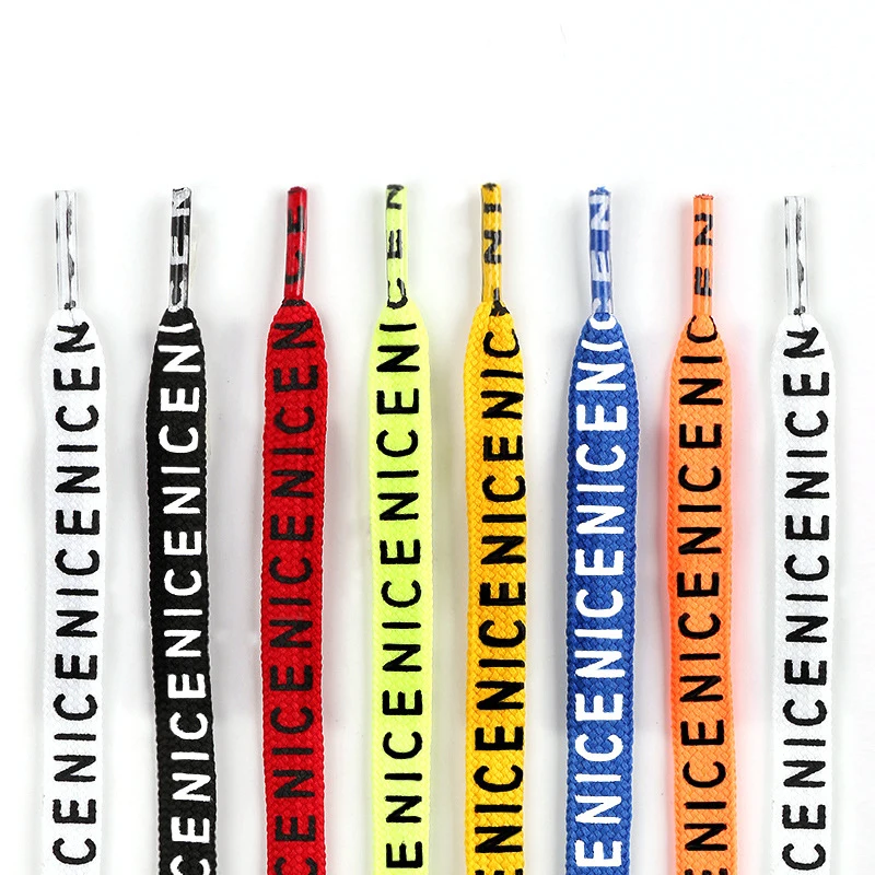 

Couple Fashion Trend Adult Personality Fashion Flat Color Casual White Shoes Letter Shoelace Men and Women