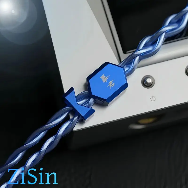 ZiSin-43 4-ядерный кабель для обновления наушников Litz HIFI с маленьким фокусным