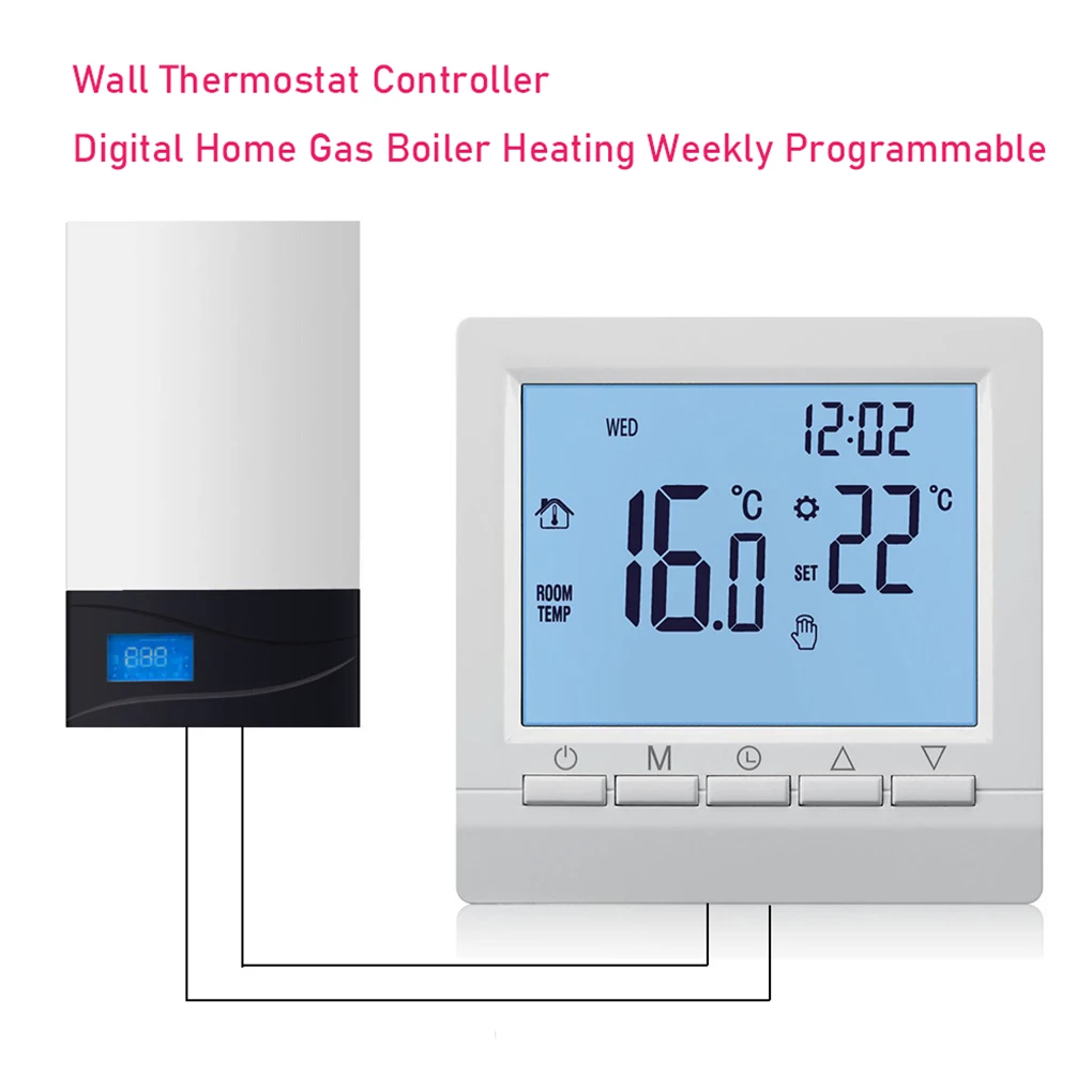 

Household Thermostat Temperature Controller Regulator Gas Boiler Room