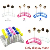 20 hole holder cake lollipop stands acrylic pop cake stand diy bakeware display lollipop stand wedding kitchen accessories