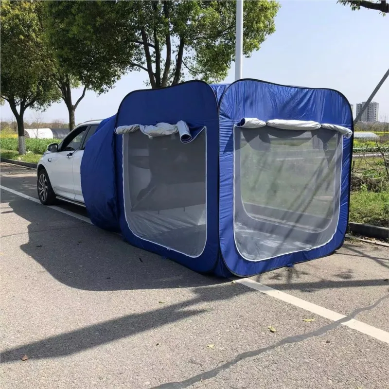

Outdoor Extension SUV Trailer Tent Truck Rear Boot Anti-Mosquito And Rain-Proof Outdoor Camping Tent Trailer Truck Side Awning