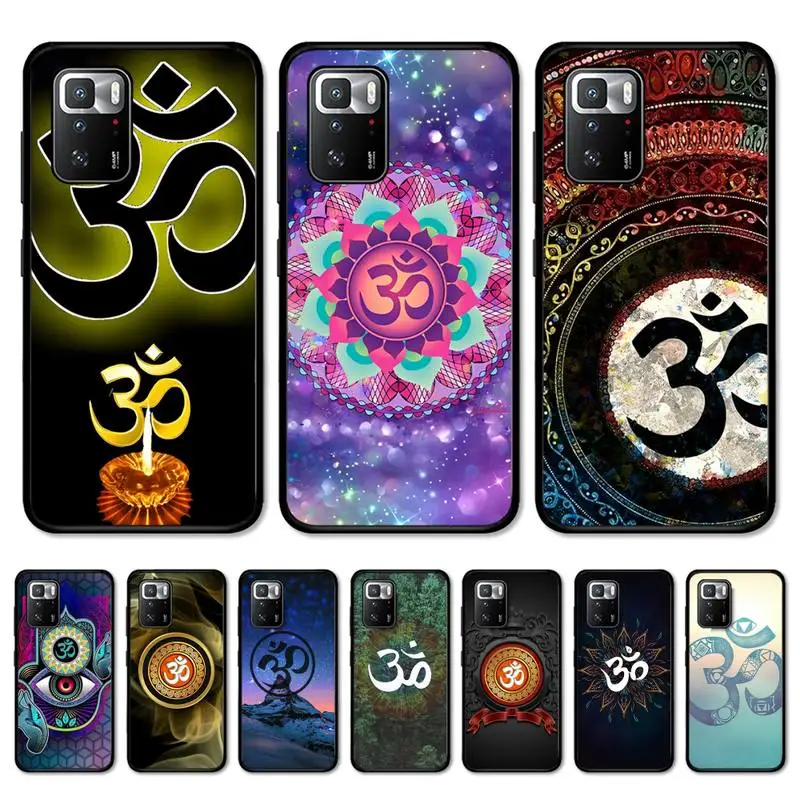 

Aum Om Yoga Phone Case for Redmi 5 6 7 8 9 A 5plus K20 4X S2 GO 6 K30 pro