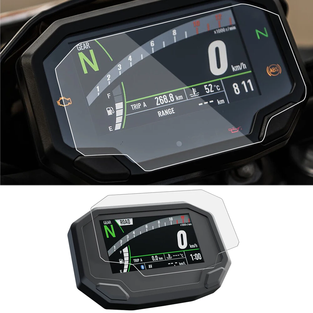 

For Kawasaki Ninja 650 Z650 Z900 2020 2021 2022 2023 Motorcycle Scratch Cluster Screen Dashboard Protection Instrument Film