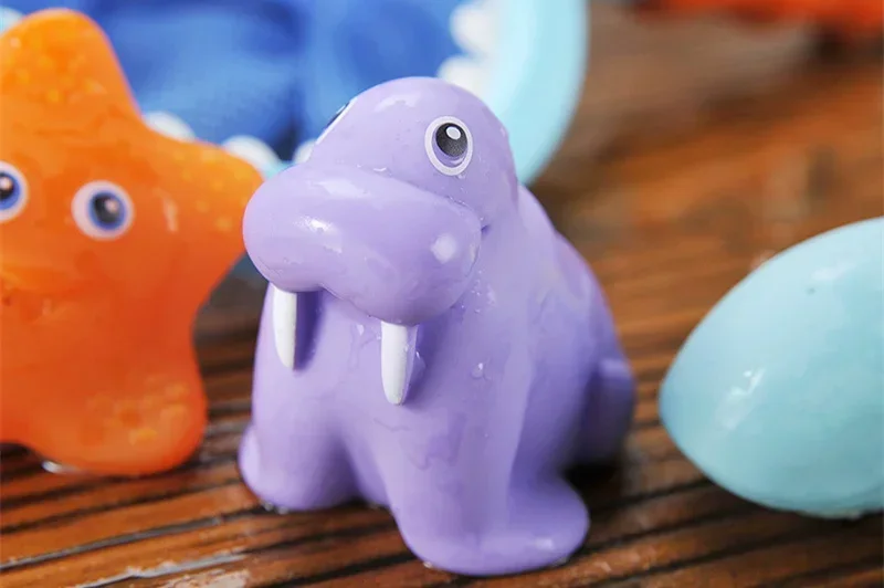 [Забавная] игрушка для ванной рыбалка захват игры спрей-дельфины черепаха