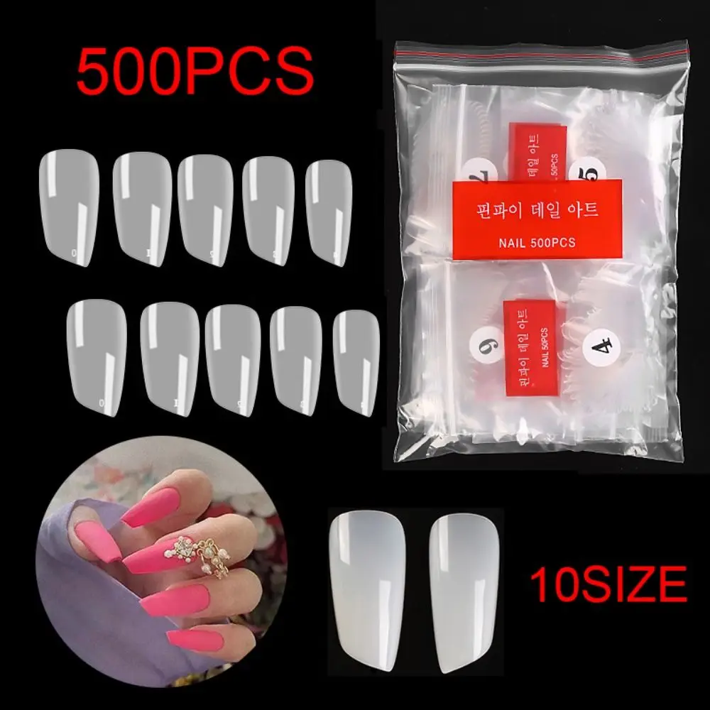 

Special-shaped Manicures Tool Full Coverage Seamless Nails Tips Full Sticker False Nails Fake Nails