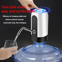 water bottle pump usb charging automatic electric water dispenser pump one click auto switch drinking dispenser smart water pump