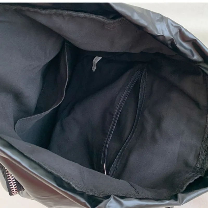 Новинка 2024 повседневный серебристый рюкзак для женщин корейские вместительные