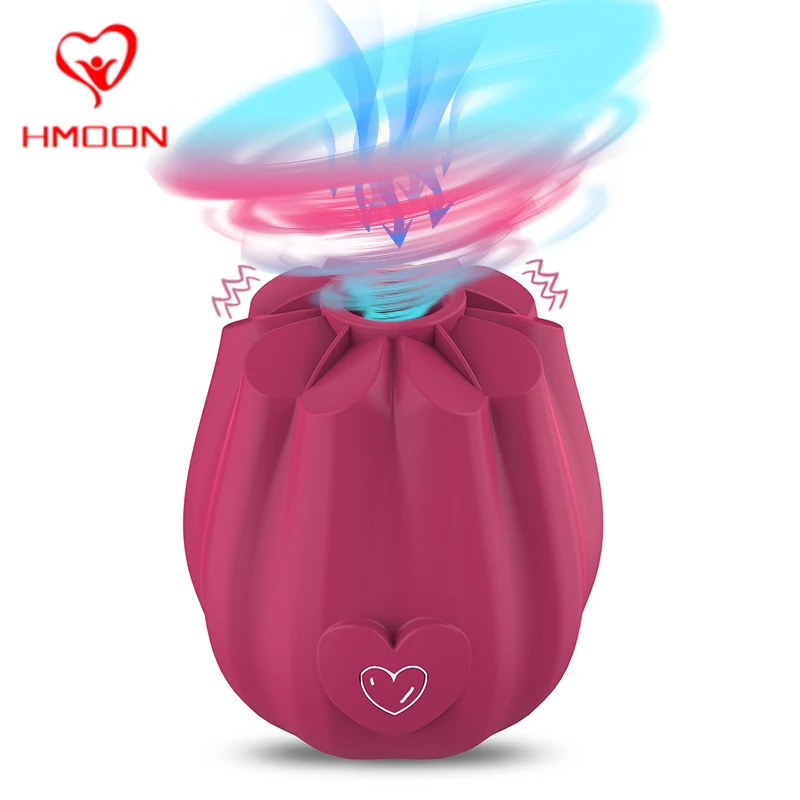Rose Shape Vagina Sucking Vibrator Intimate Good G SPOT Vibrat Oral Licking Clitoris Stimulation Powerful Sex Toys for Women |