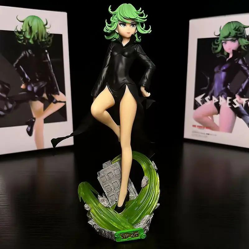

22cm Anime ONE PUNCH MAN Figure ONE PUNCH-MAN Senritsu no Tatsumaki PVC Action Figure Model Collectible model Toys Kid Gift