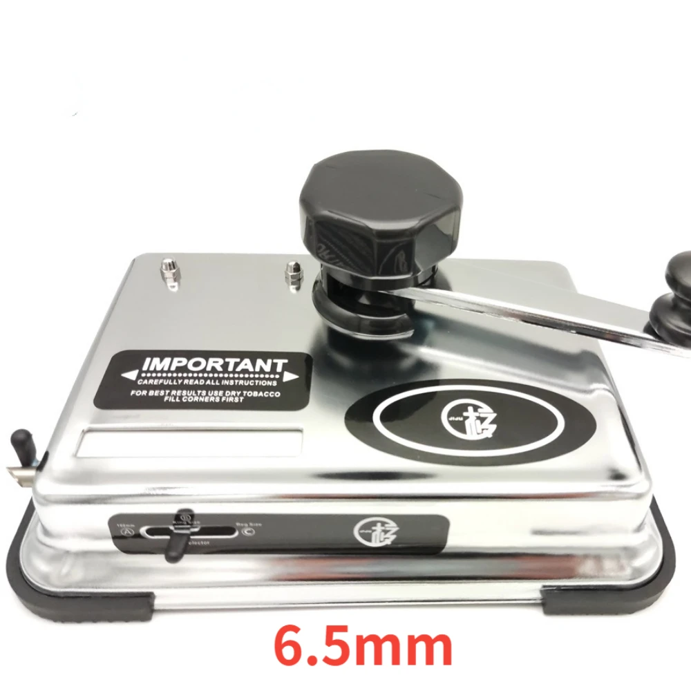 

6.5mm/8mm Manual Rolling Machine Single Tube Stainless steel Cigarette Rolling Roller Maker Smoking Tool