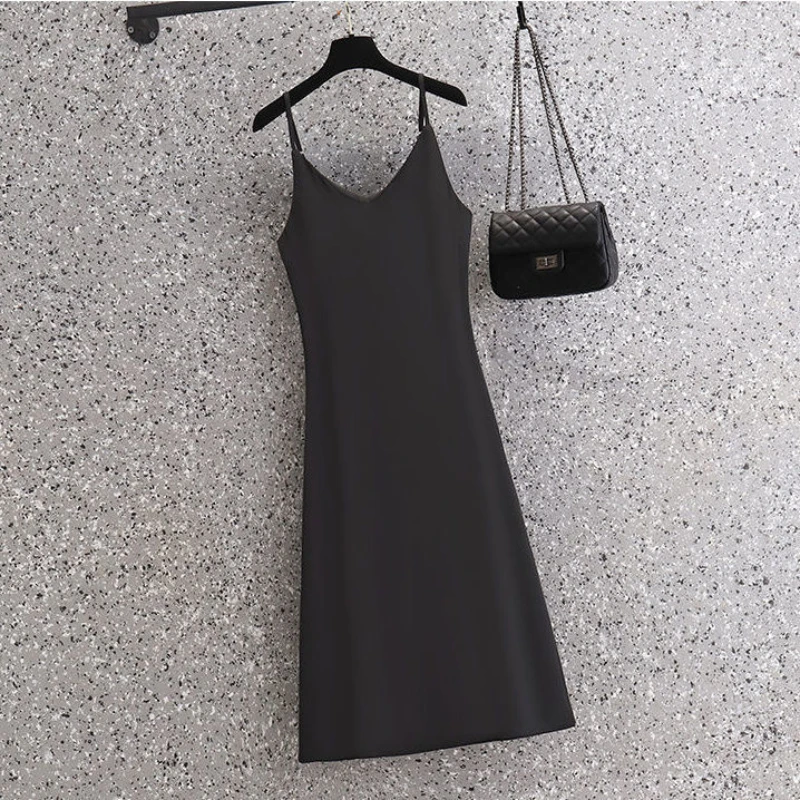 Fashionable Reducing Age Suspender Dress Women's Suit 2023 Spring and Summer New Style Style Waistband Show Thin Two-piece Set