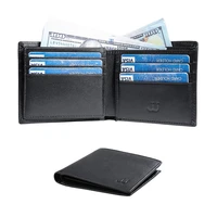 wallet for men rfid blocking slim front pocket bifold genuine leather mens wallet with id window gifts for men