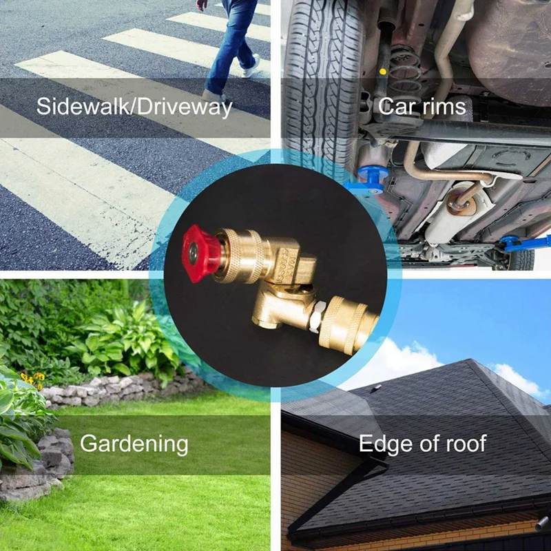 Набор наконечников для струйной подачи мыла с 5 углами вращения 7 1/4 дюйма