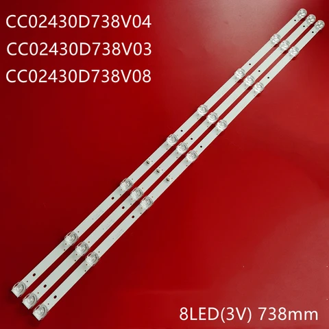 Светодиодная подсветка для телевизора JIAMEN  CC02430D738V04