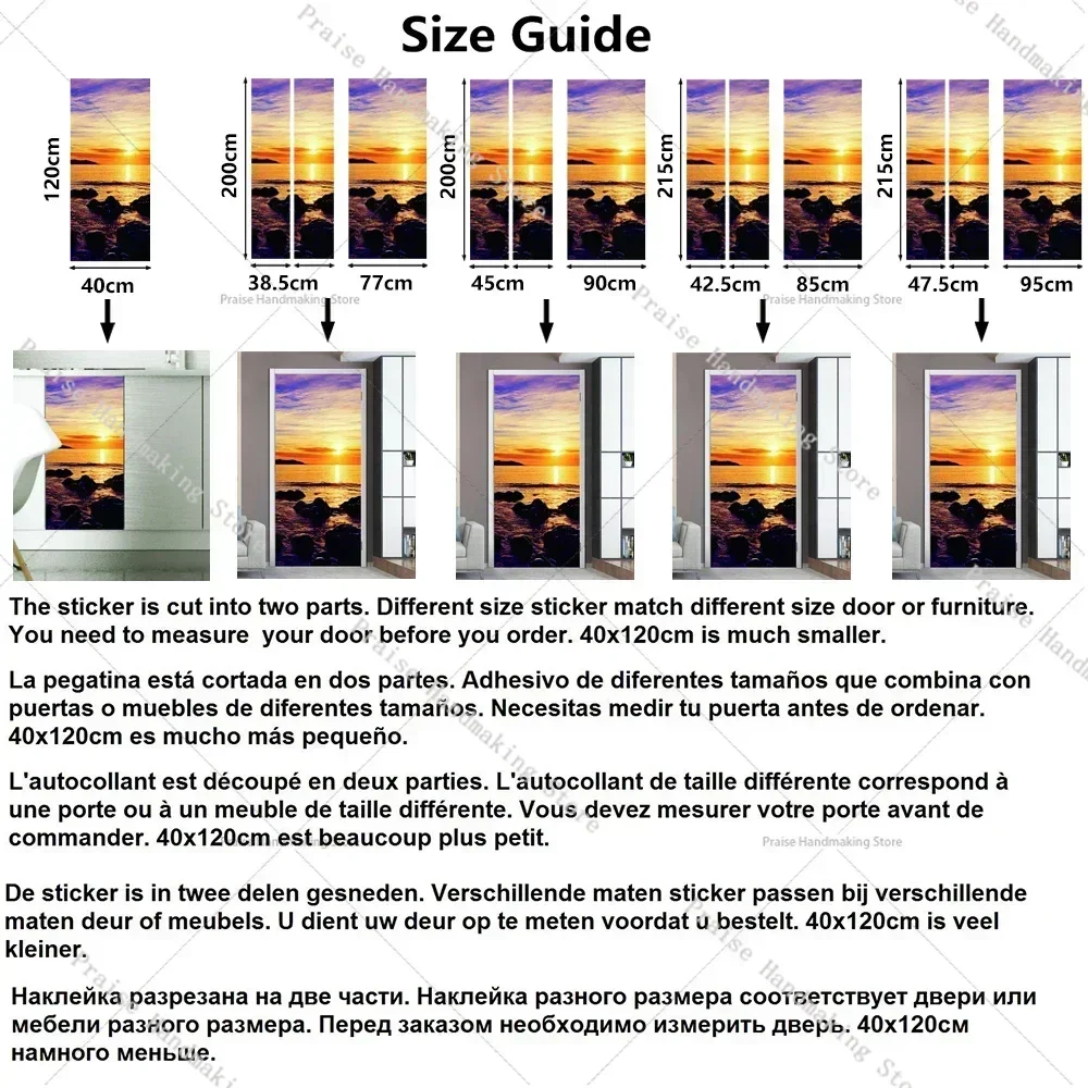 Красивые розы дверные наклейки ПВХ водонепроницаемые съемные обои натуральные