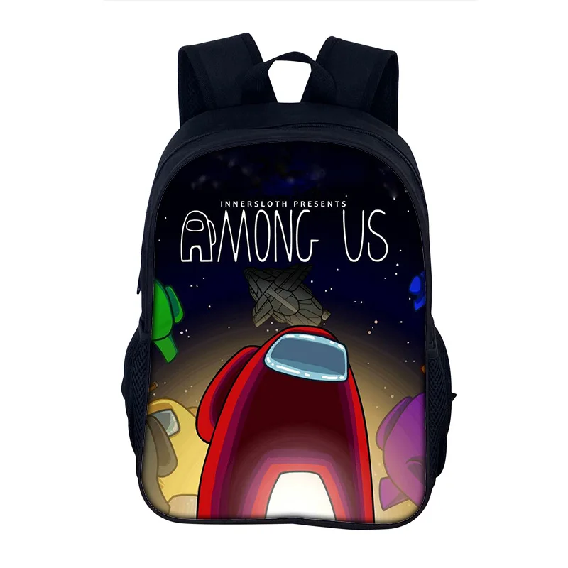 

AmongUs Backpack Cartoon Game Printed Students School Bag Large Capacity School Supplies Stationery Bags Kids Schoolbag Gifts