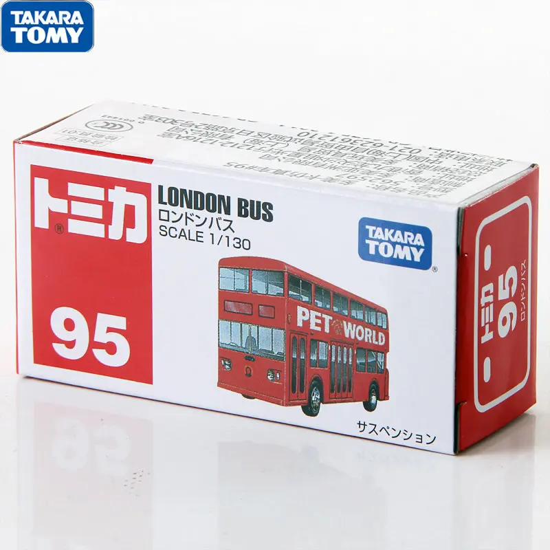 

Takara Tomy Tomica 1/130 London Bus Metal Diecast Model Toy Car New In Box #95