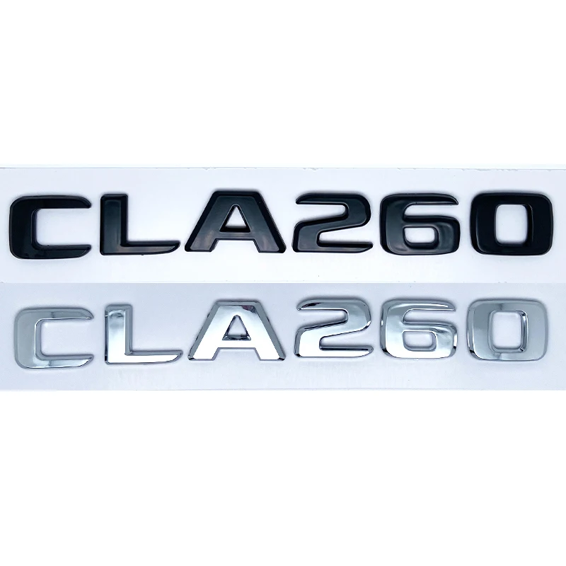 Применяется к 3D буквам CLA180 CLA200 CLA220 CLA250 CLA260 4Matic Эмблема ABS для Benz C118 Автомобильное крыло Багажник Задний логотип Наклейка (art.: 3920ce16e27da) - 3920ce16e27da