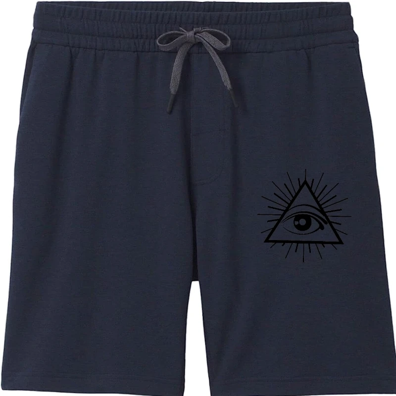 

Title: ALL SEEING EYE PRINTED MENS WHITE men shorts ILLUMINATI CONSPIRACY TEE CROSS CULT