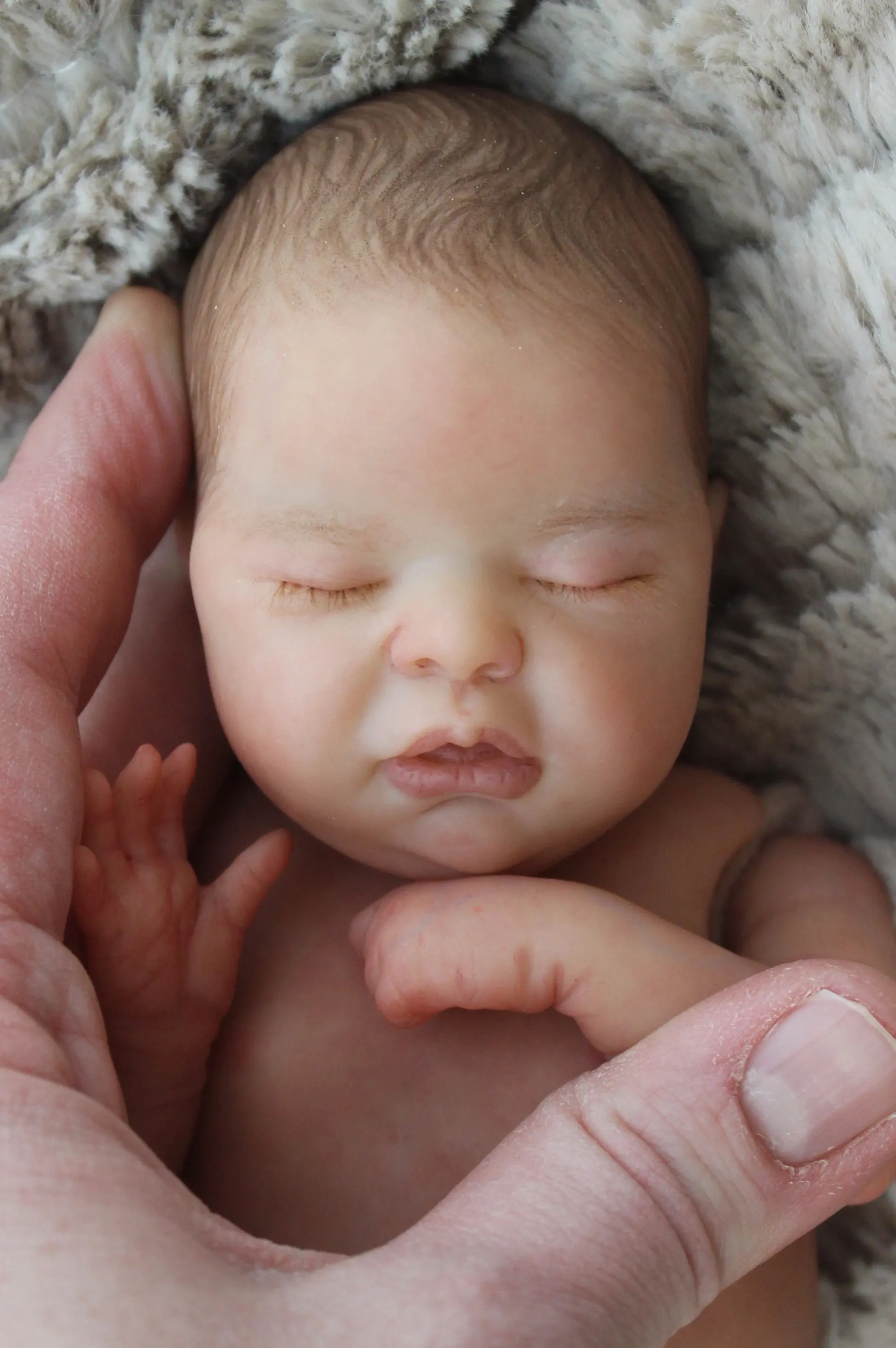 

[With COA] Mini bebe reborn kit Wee Patience 9" Inches Reborn Baby Vinyl Doll Kit Unpainted Doll Parts DIY Blank Reborn Doll Kit